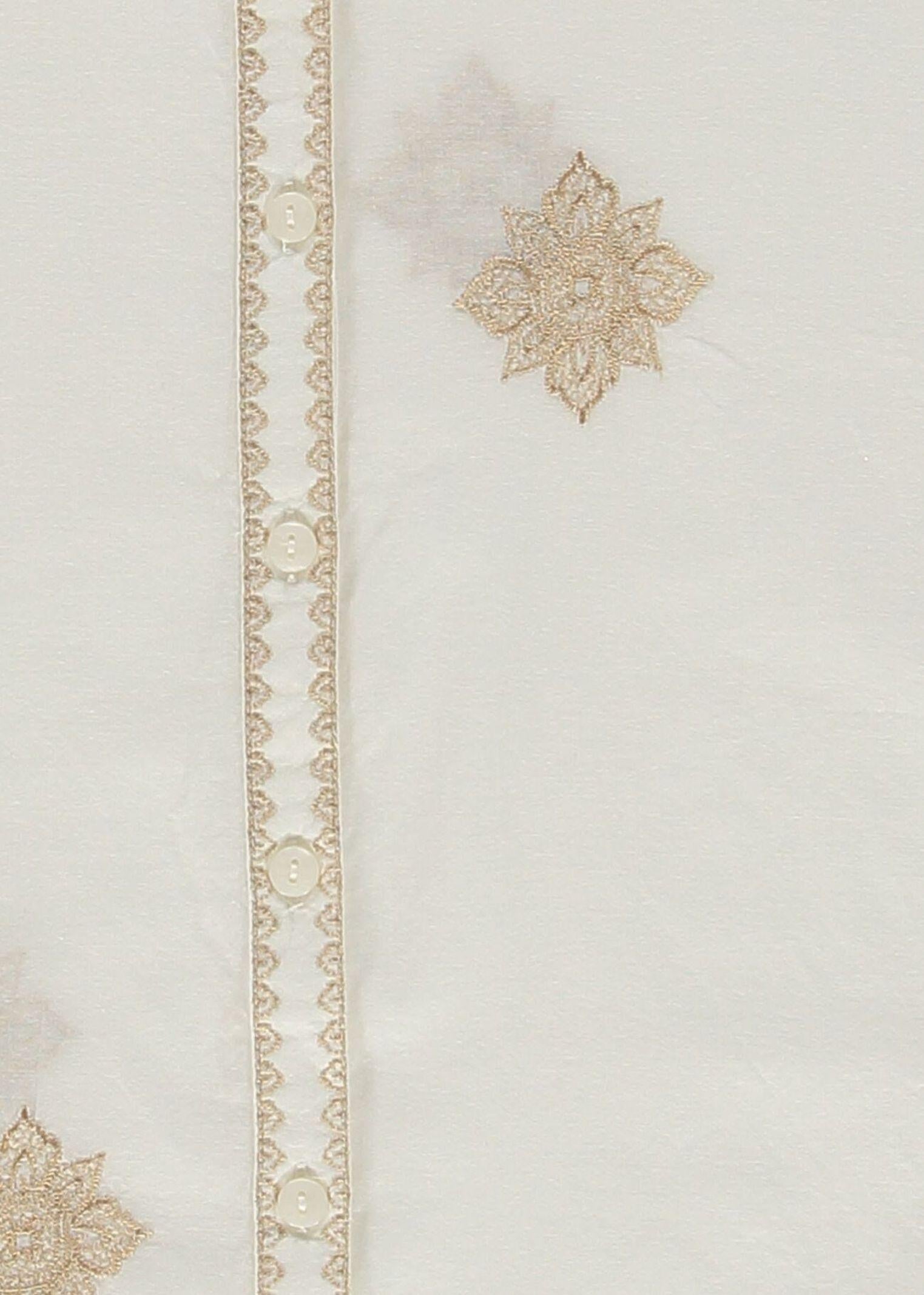 Camicia con ricami dorati 511FD45001 51100901 GAUDI' 