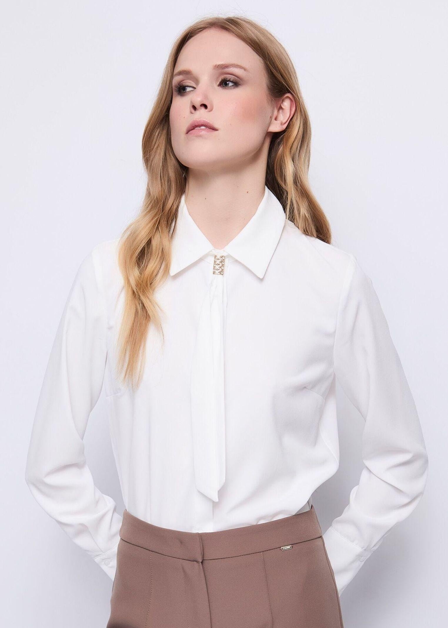 Camicia con foulard - Gaudi 521FD45008 2101 GAUDI' 