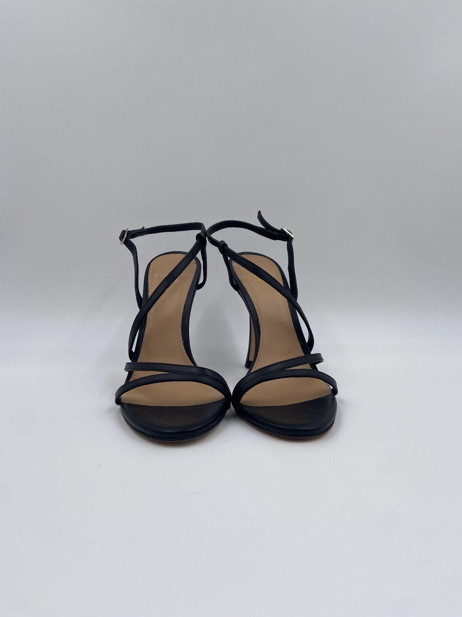 Sandalo con tacco a stiletto 1959 NERO OFELIA 