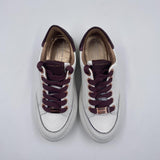 Sneakers Lancaster Woman White Bordeaux