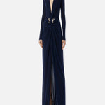 Abito Red Carpet con nodo e accessorio AB72447E2 B75 ELISABETTA FRANCHI 