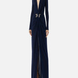 Abito Red Carpet con nodo e accessorio AB72447E2 B75 ELISABETTA FRANCHI 