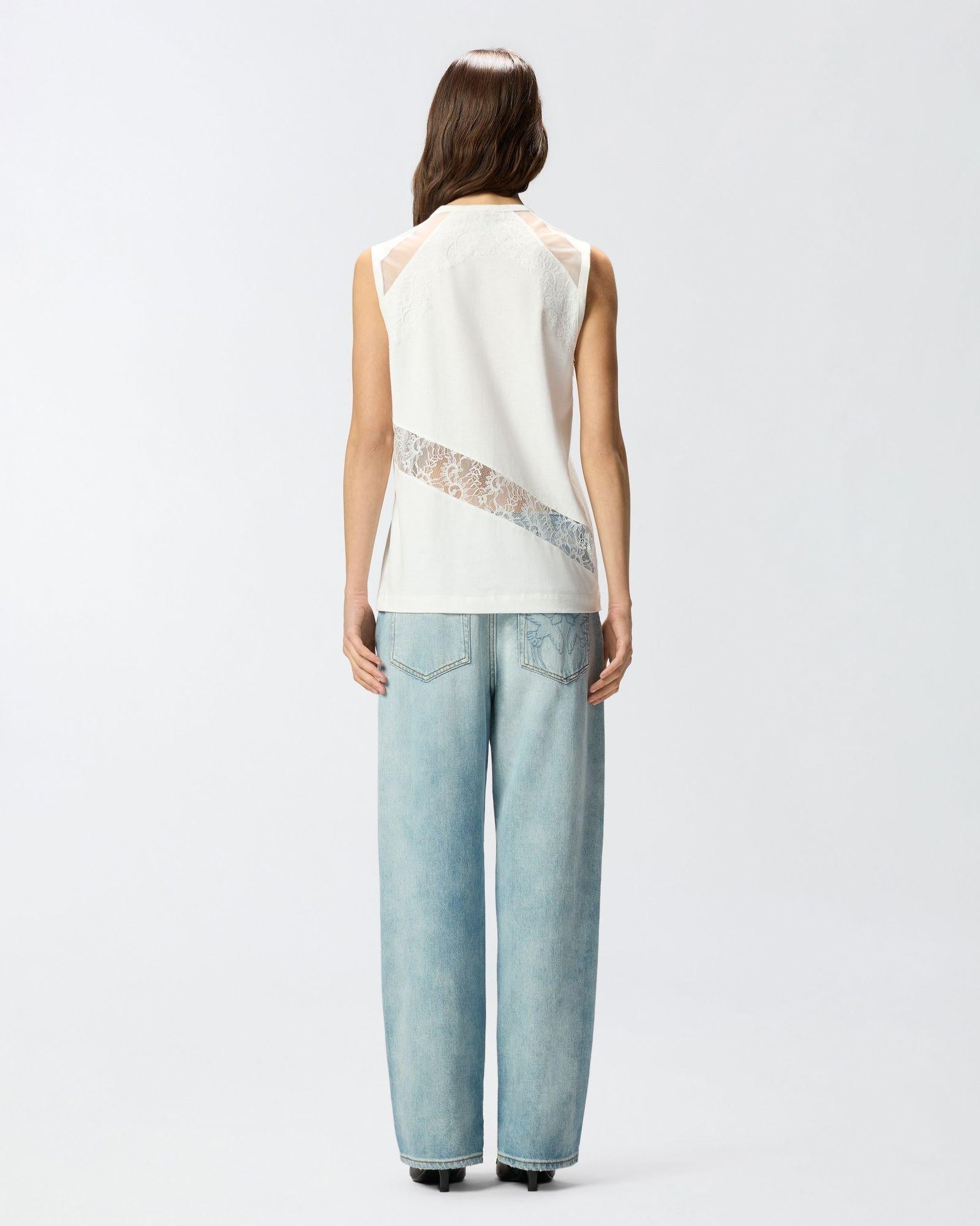 Top in pizzo 106291A335 Z05 PINKO 