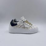Sneakers con lacci oro FALD SG22 BIANCOORO ED PARRISH 