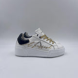 Sneakers con lacci oro FALD SG22 BIANCOORO ED PARRISH 