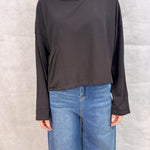 T- shirt manica lunga 8793 NERO OFELIA 
