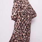 Abito chemisier in raso animalier 421BD15004 425023-01 GAUDI' 
