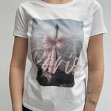 T- shirt girocollo Eiffel - TopTee TP514 BIANCO TOP-TEE 