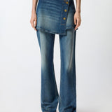 Jeans con minigonna rimovibile 105661A2U0 PJZ PINKO 