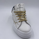 Sneakers con lacci oro FALD SG22 BIANCOORO ED PARRISH 