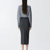 Gonna lunga a matita con spacco 104135-A15M I76 PINKO 