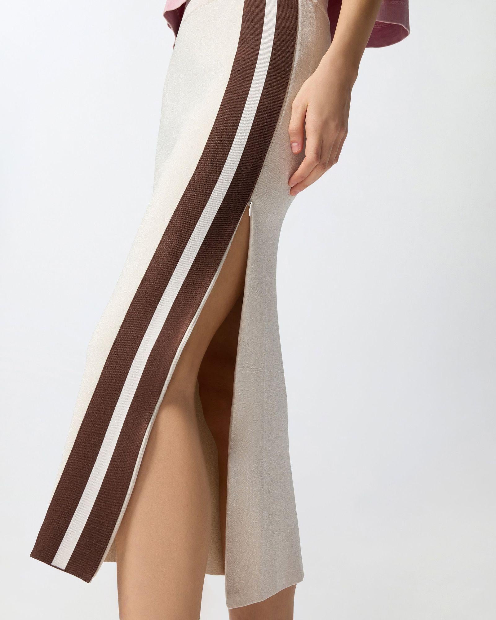 Gonna felpa con bande laterali 106338A34D C44 PINKO 