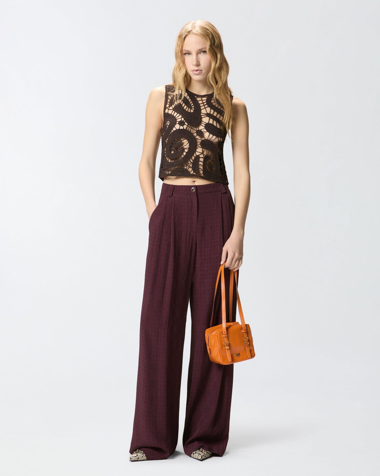 Top crochet geometrico - Pinko 106438A354 M05 PINKO 