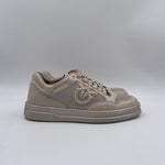 Sneakers in pelle con logo a contrasto SS0049P038 066 PINKO 