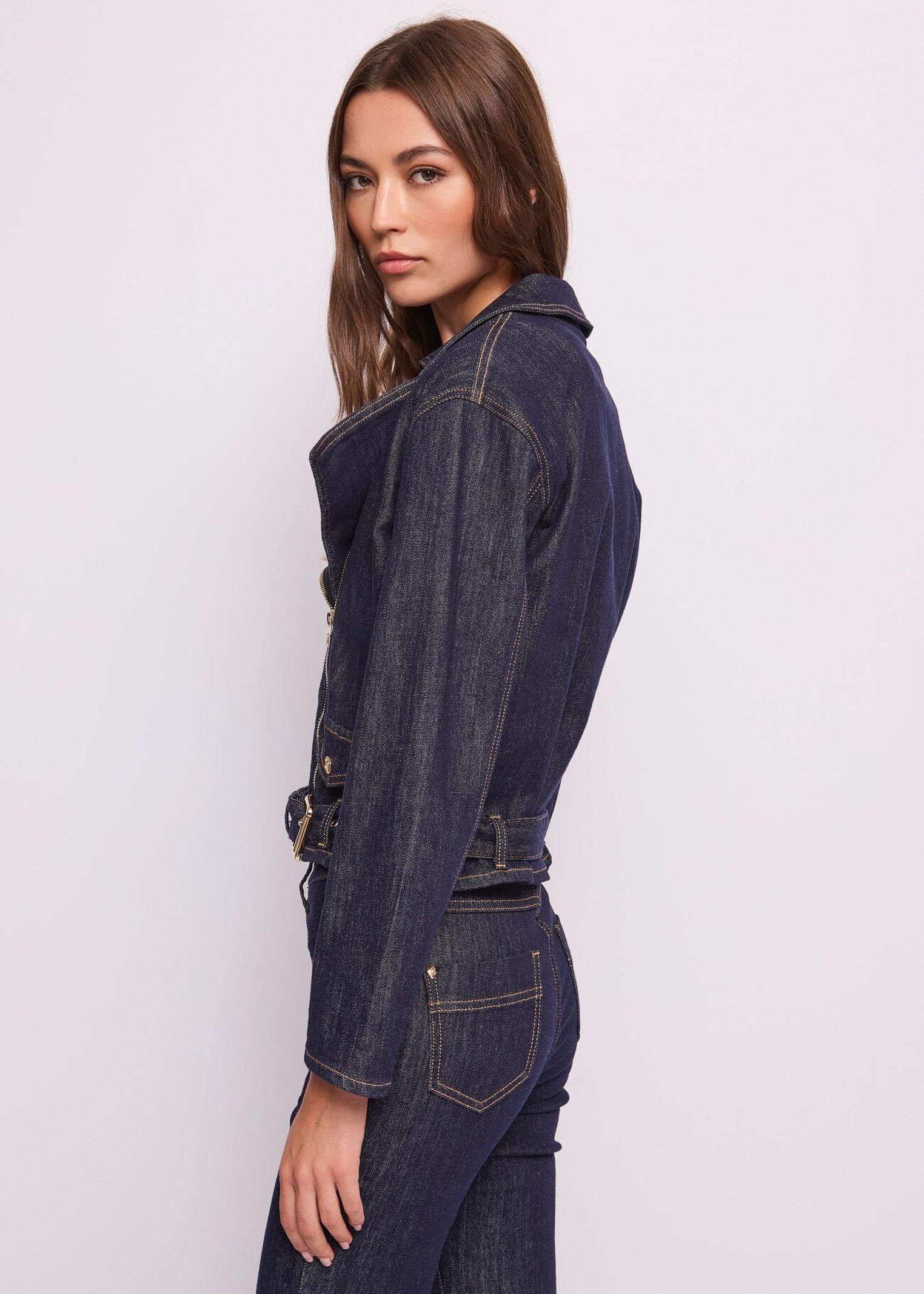 Giubbotto biker con cintura - Gaudi 611BD36001 00 GAUDI' 