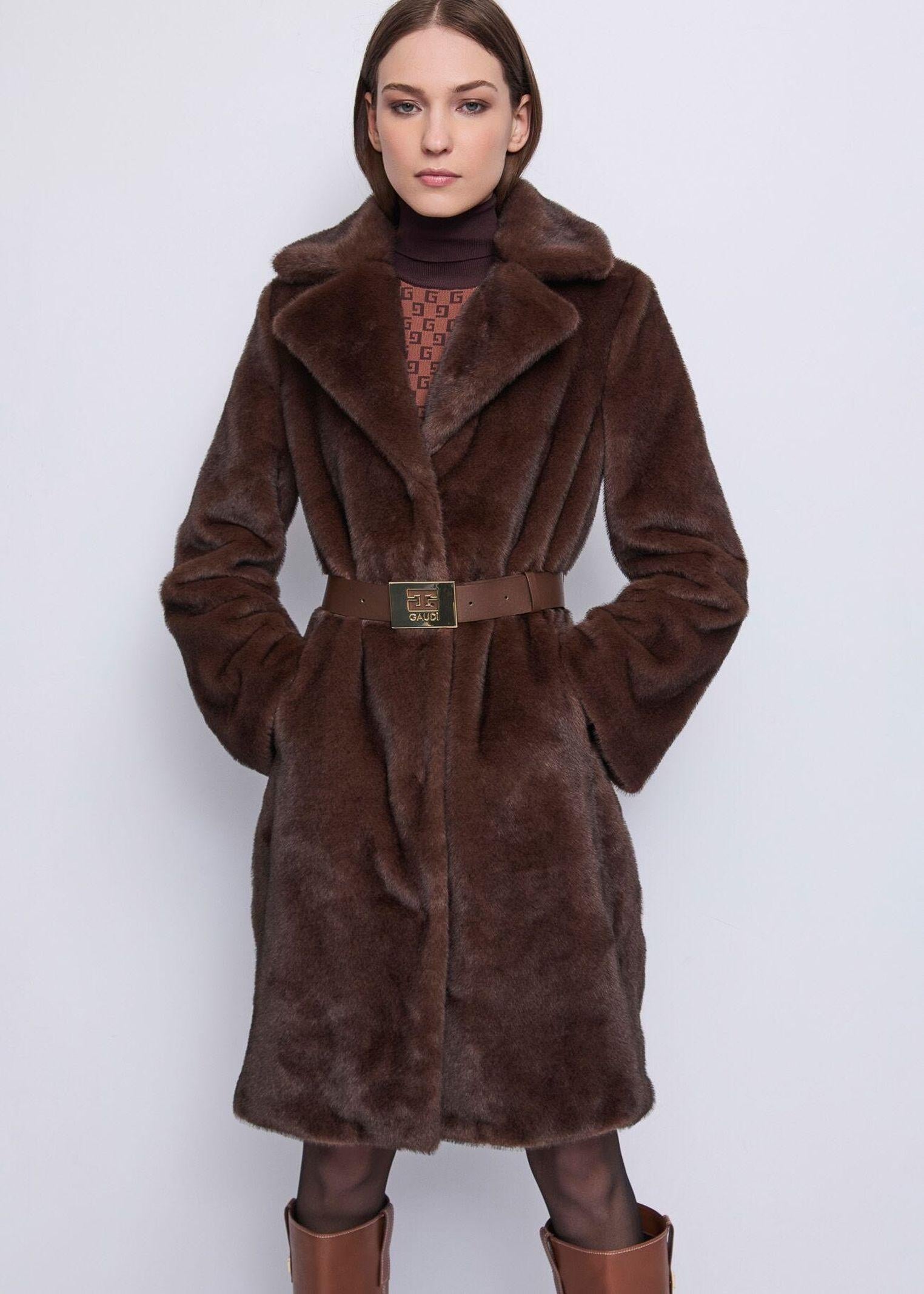 Cappotto con cintura - Gaudi 521FD39003 3355 GAUDI' 