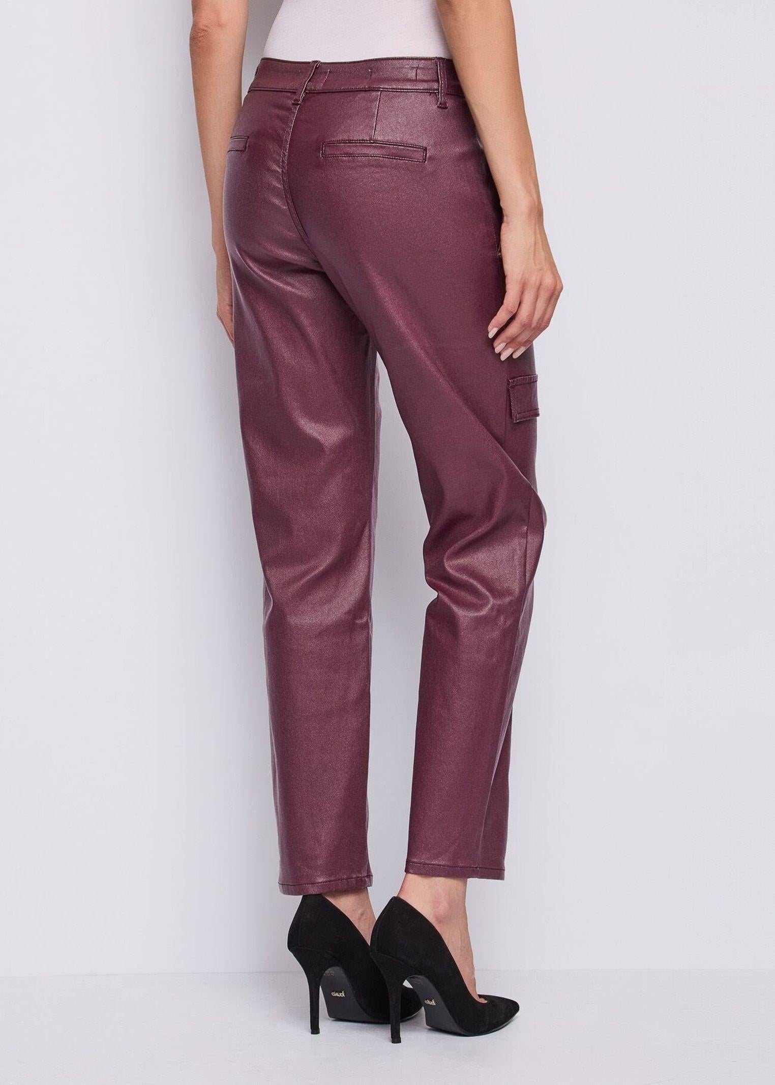 Pantaloni cargo in similpelle 521BD25017 2416 GAUDI' 