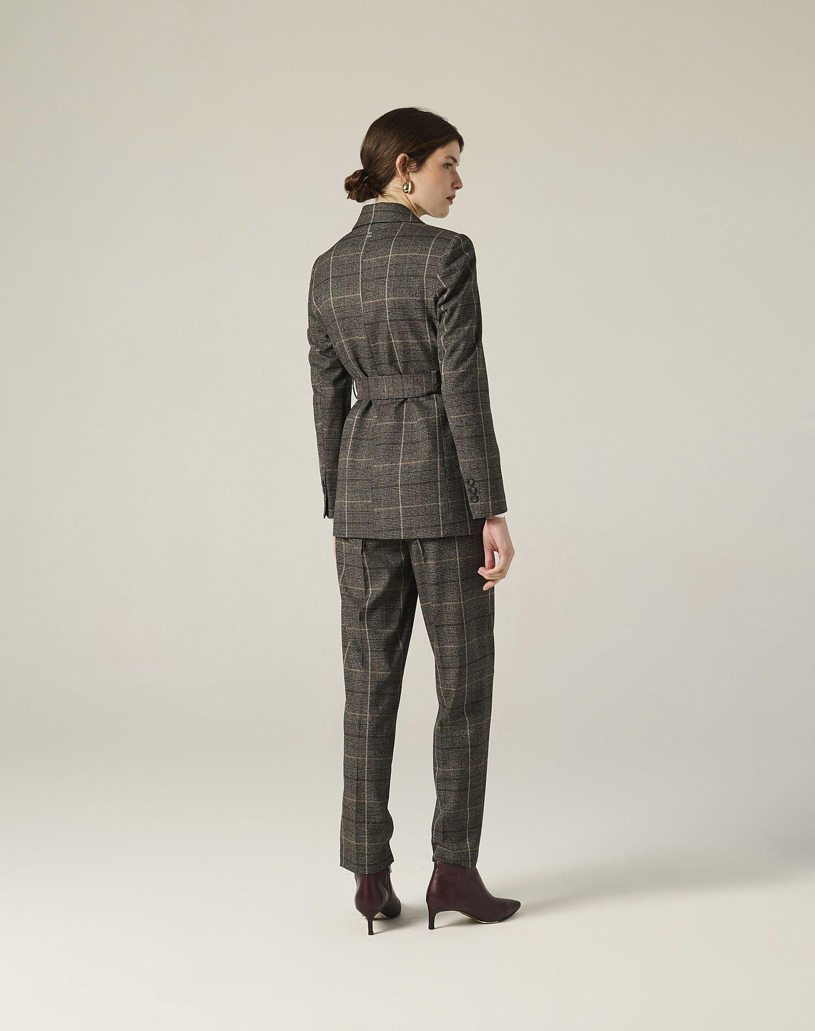 Giacca check G138PQ MG603 MANILA GRACE 