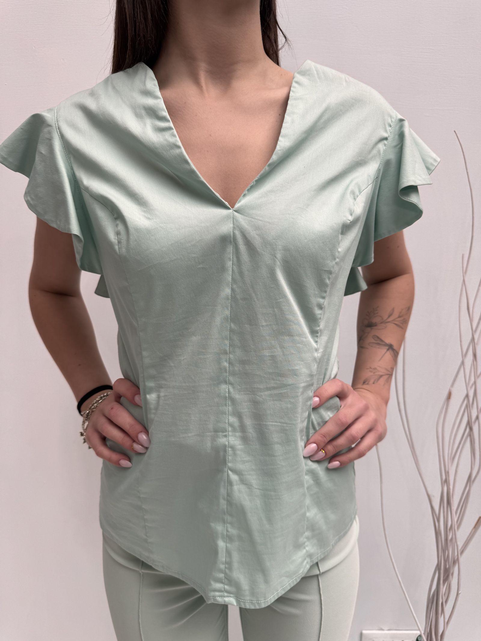 Camicia con ruches - Elisabetta Franchi CA4012276 033 ELISABETTA FRANCHI 