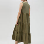 Abito lungo con perline LS2516063 060 LOLA 