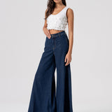 Jeans flare a palazzo - Fracomina FS26SV3017D40193 365 FRACOMINA 