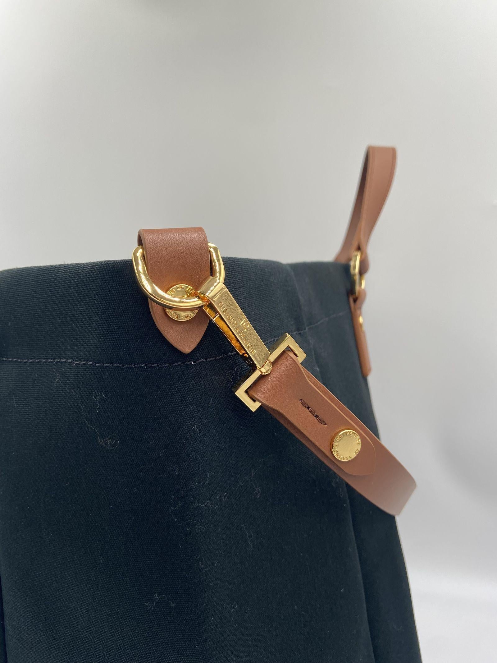 Tote in canvas - Elisabetta Franchi BS14A62E2 B58 ELISABETTA FRANCHI 