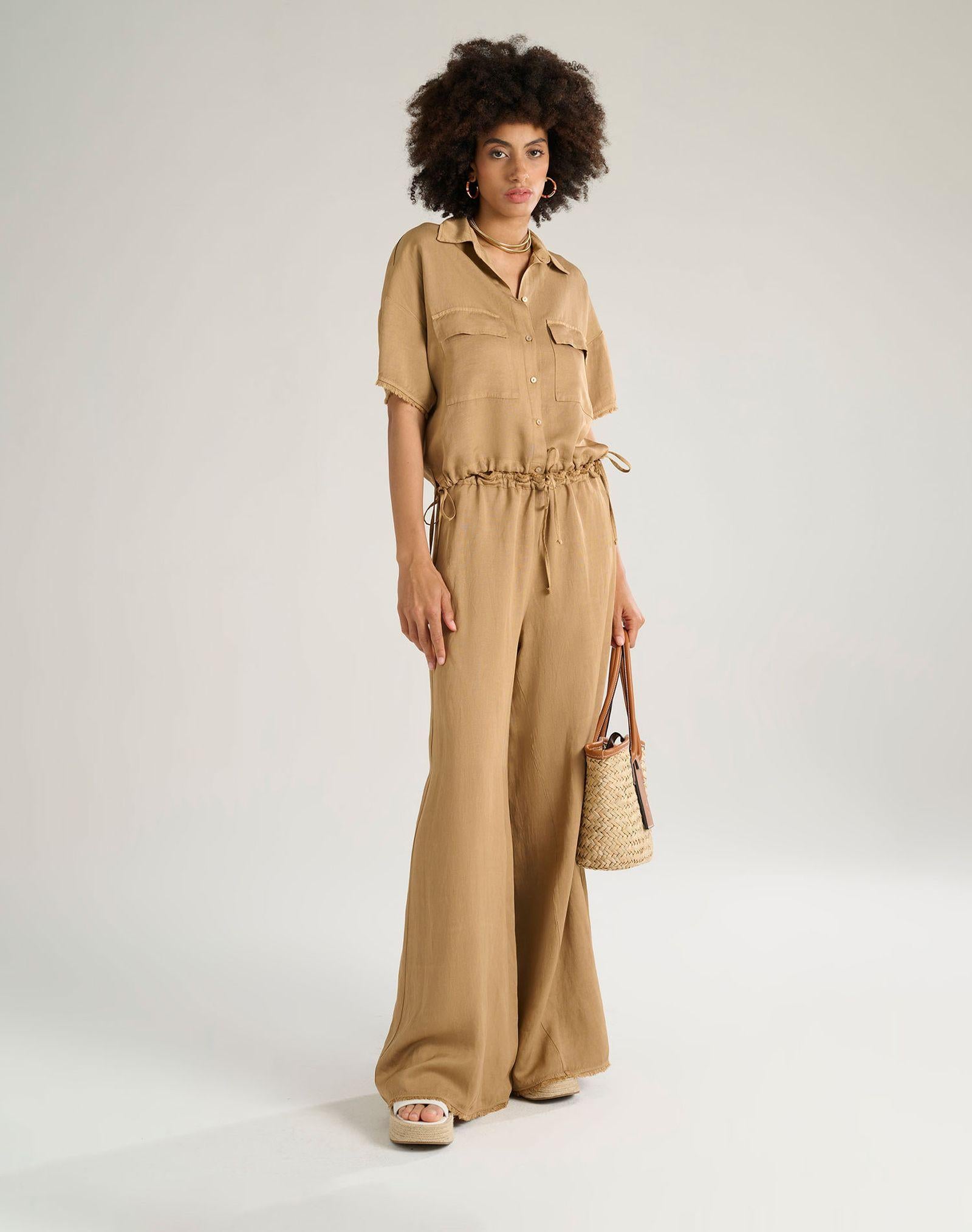 Pantalone palazzo P014RU MA635 MANILA GRACE 