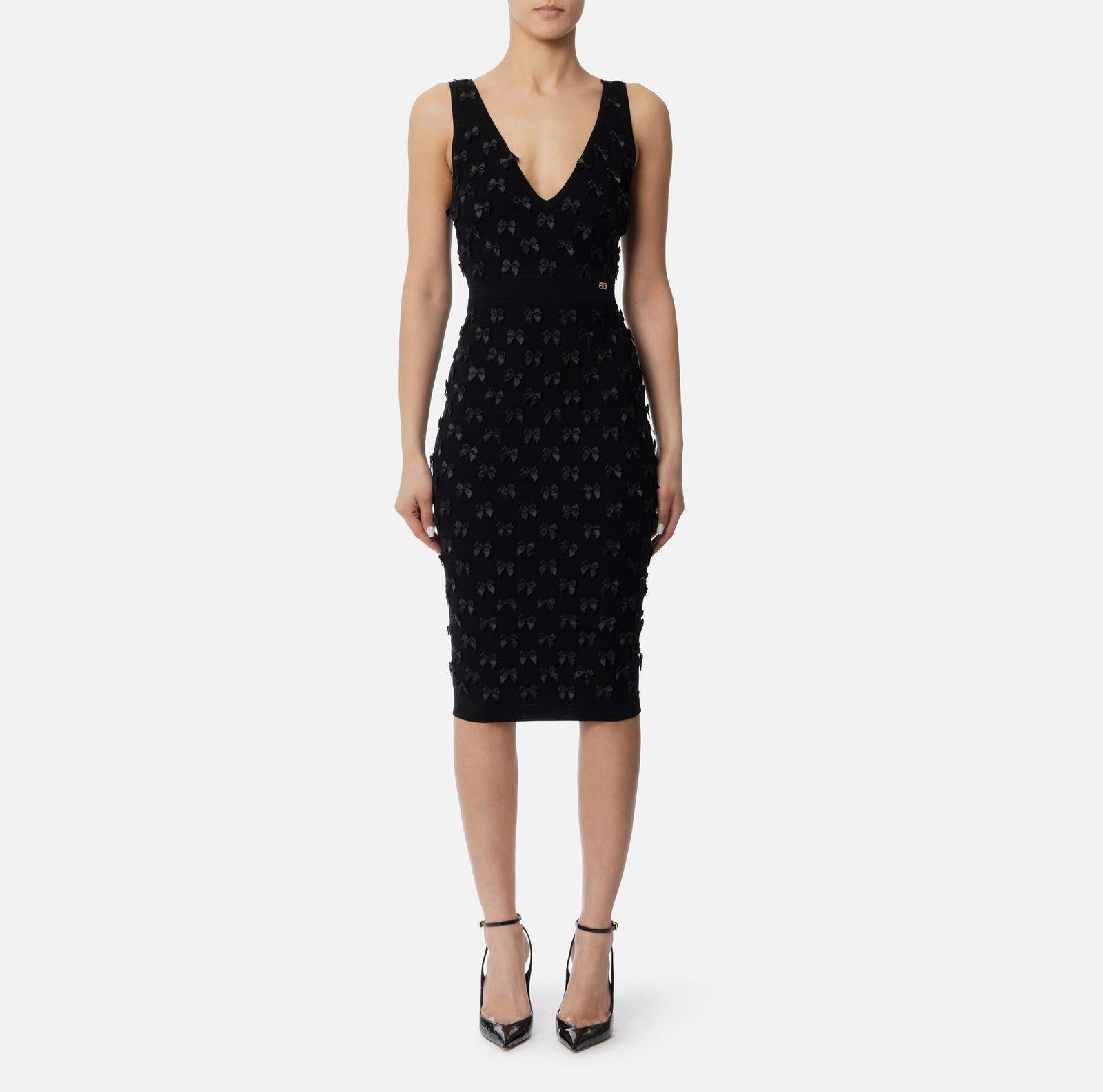 Abito con fiocchi - Elisabetta Franchi AM79S52E2 110 ELISABETTA FRANCHI 