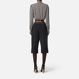 Bermuda con nastro logo - Elisabetta Franchi PA11656E2 110 ELISABETTA FRANCHI 