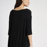 Maglia bimateriale maniche lunghe