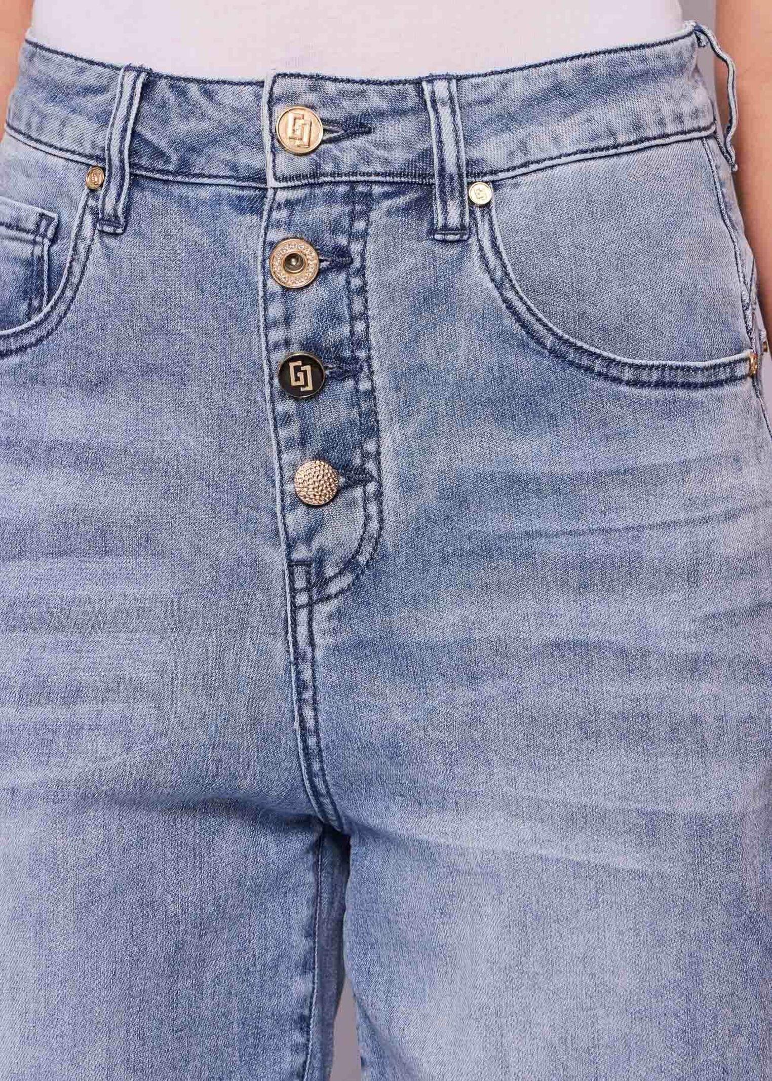 Jeans carrot con bottoni 511BD26005 00 GAUDI' 