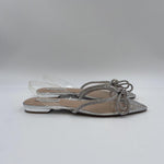 Sandalo Justi Clear in pvc con fiocco - Steve Madden SMSJUSTI-CLE BIANCO STEVE MADDEN 