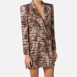 Abito stampa alligatore - Elisabetta Franchi AB92761E2 644 ELISABETTA FRANCHI 