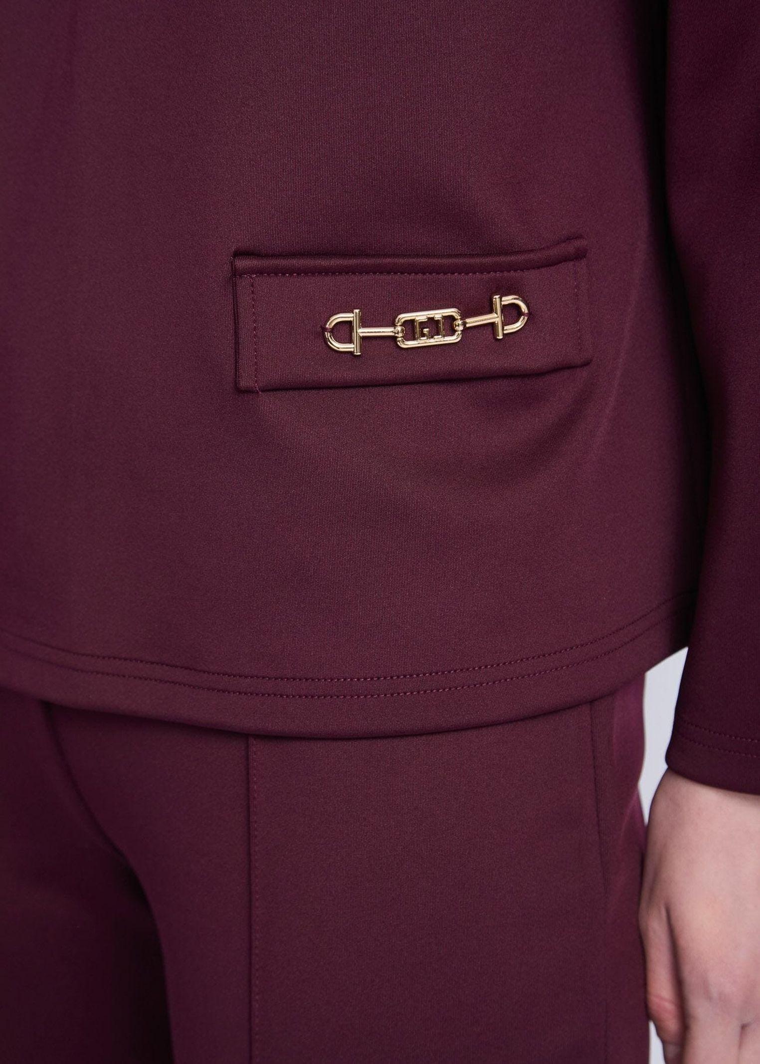 Felpa scollo a V 521BD64006 2416 GAUDI' 