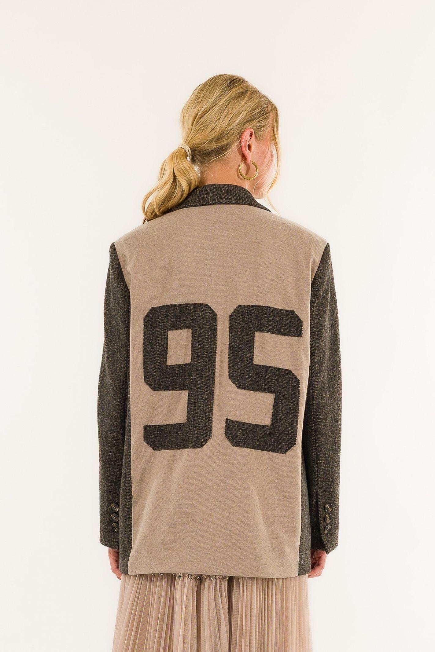 Giacca monopetto bicolore CO200C V1 KONTATTO 