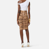 Body con spalla gioiello - Elisabetta Franchi BO01361E2 360 ELISABETTA FRANCHI 