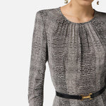 Abito con stampa pitone - Elisabetta Franchi AB88057E2 110 ELISABETTA FRANCHI 