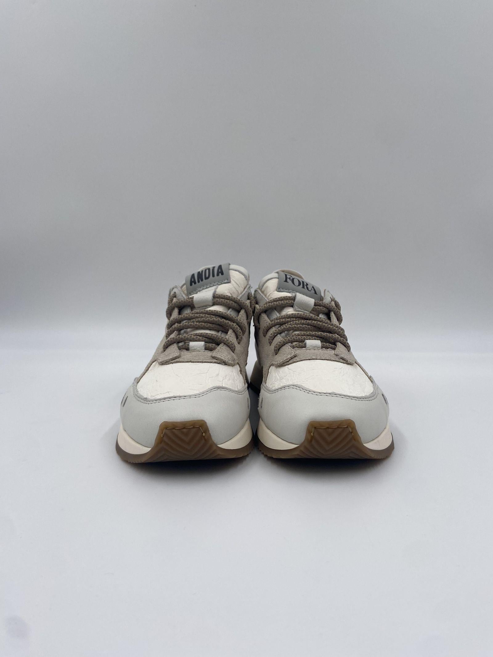 Sneakers Hoty Denver in pelle HOTYDENVER BIANCO ANDIA FORA 