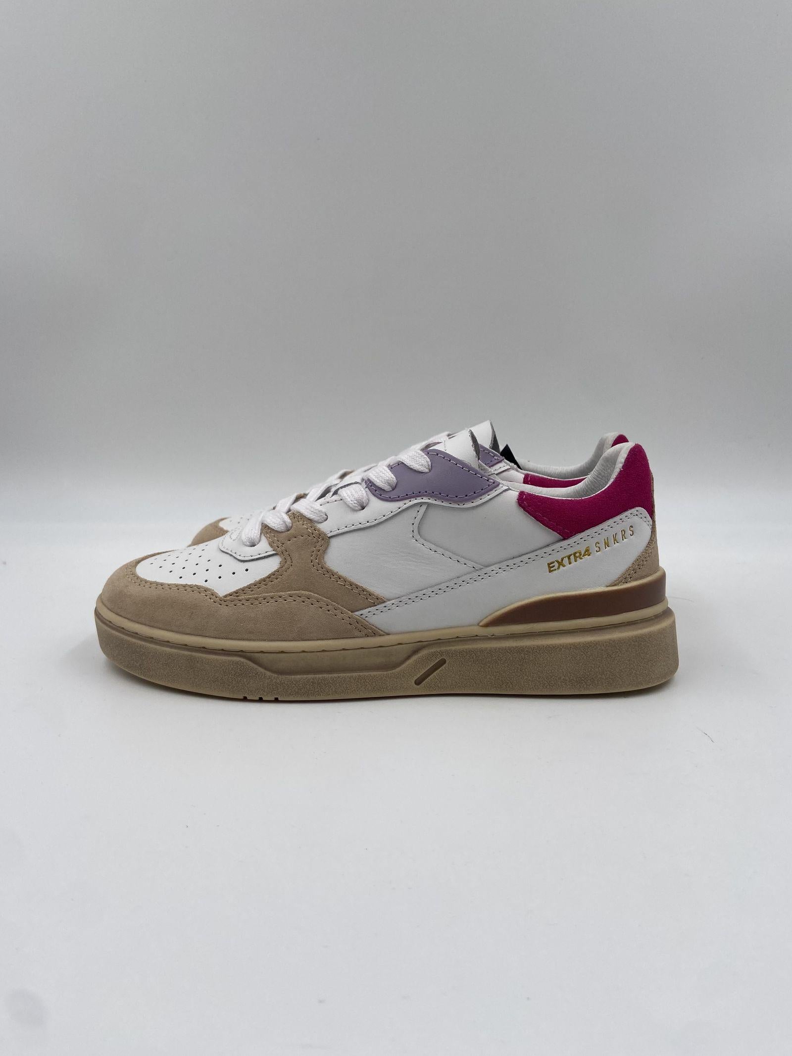 Sneakers Club tennis 1.06 8707011 BURROBIANCO EXTR4 
