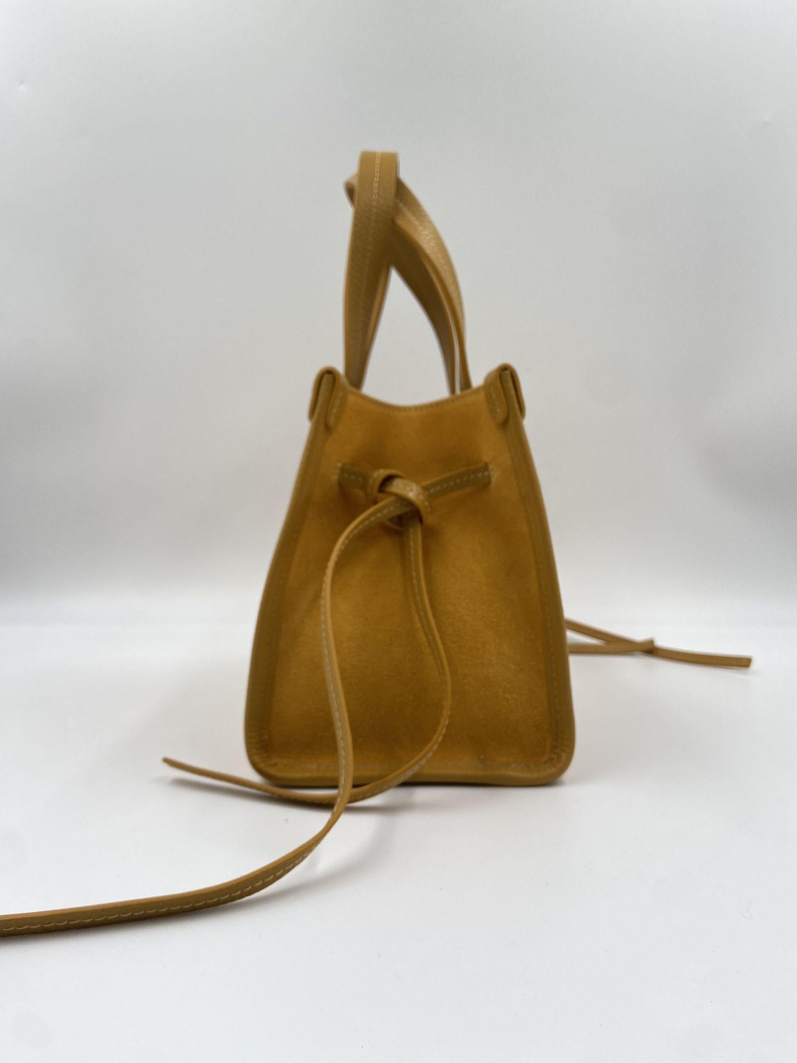 Borsa Diva scamosciata piccola - My Best Bag S1MYB2035 CURCUMA MY BEST BAG 