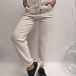 Pantalone tuta con coulisse - Elisabetta Franchi KP56S41E2 360 ELISABETTA FRANCHI 
