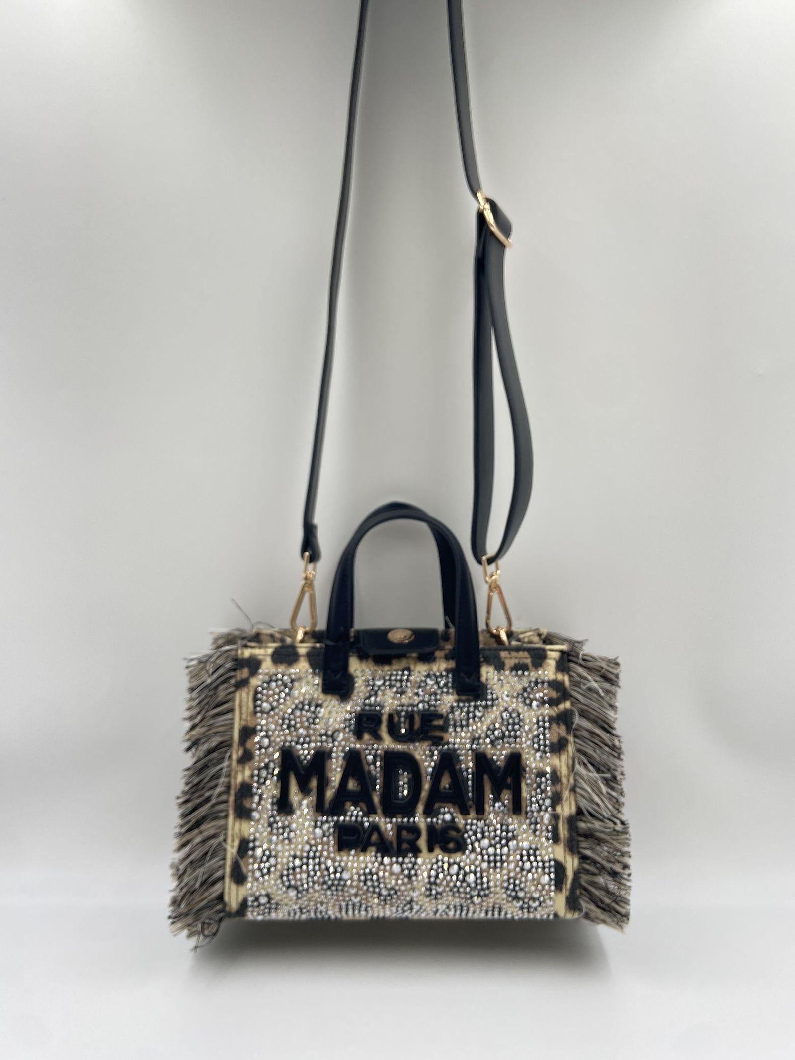 Borsa Casablanca Mini Leopard - Rue Madam Paris CASABLANCAMINITOTE LEOPARD RUE MADAM PARIS 