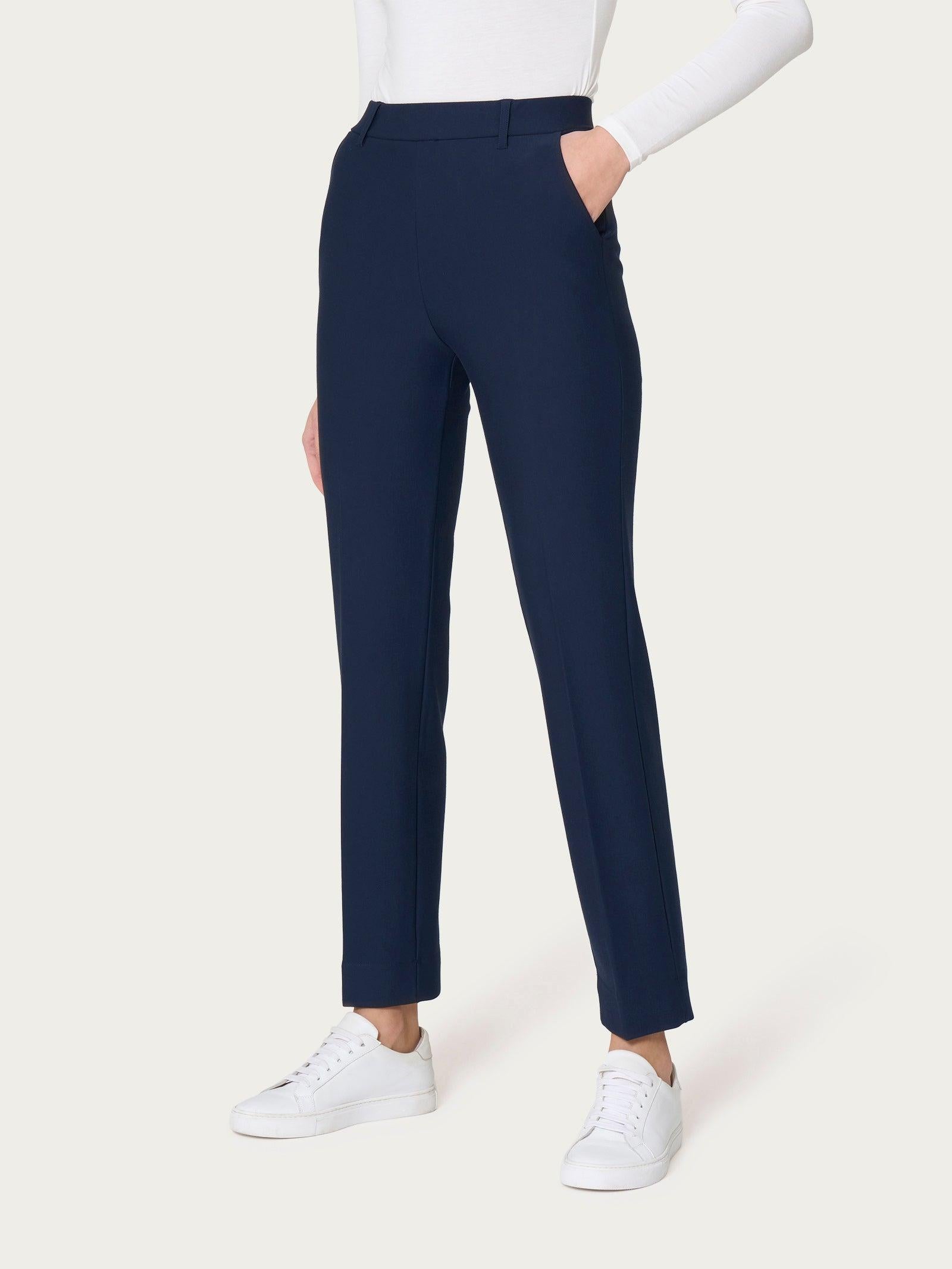 Pantalone gamba dritta in tessuto Compact DB24PP FW24 057 RAGNO 