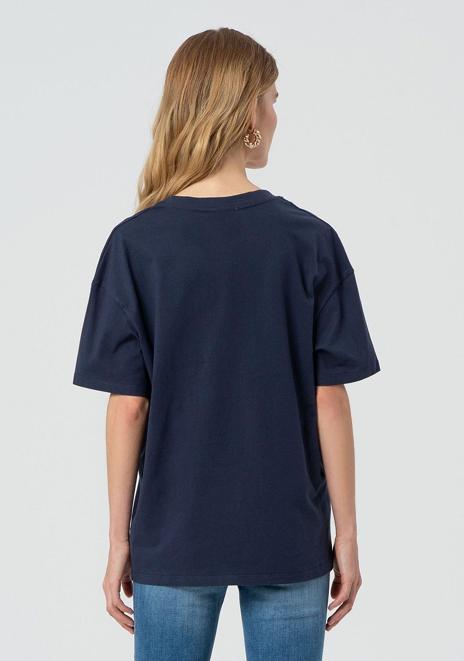 T-shirt over in jersey FP25ST3015J48001 117 FRACOMINA 