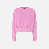 Felpa cropped girocollo 106341A33M Q48 PINKO 