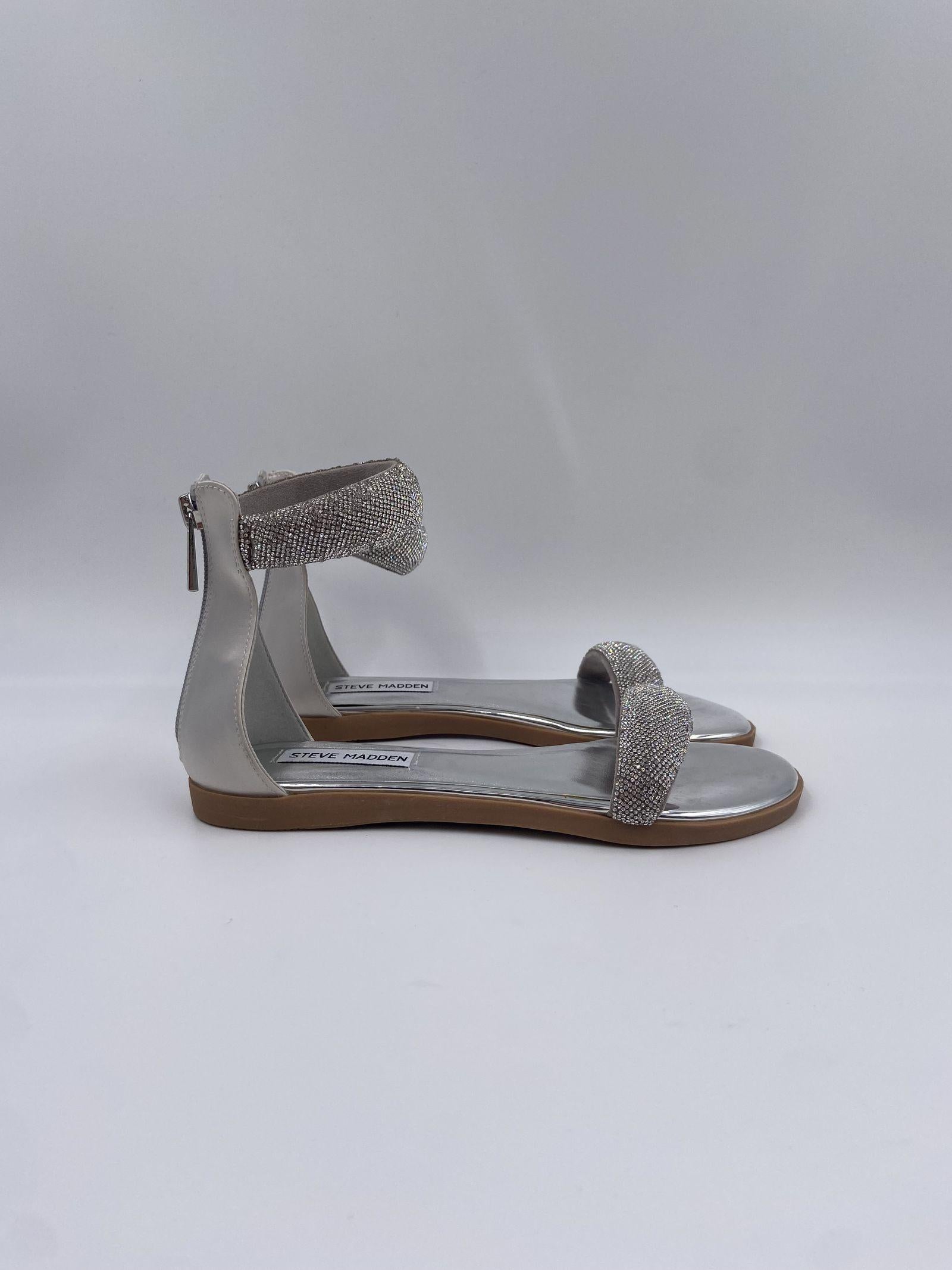 Sandalo Infuse con brillantini SMSINFUSE ARGENTO STEVE MADDEN 