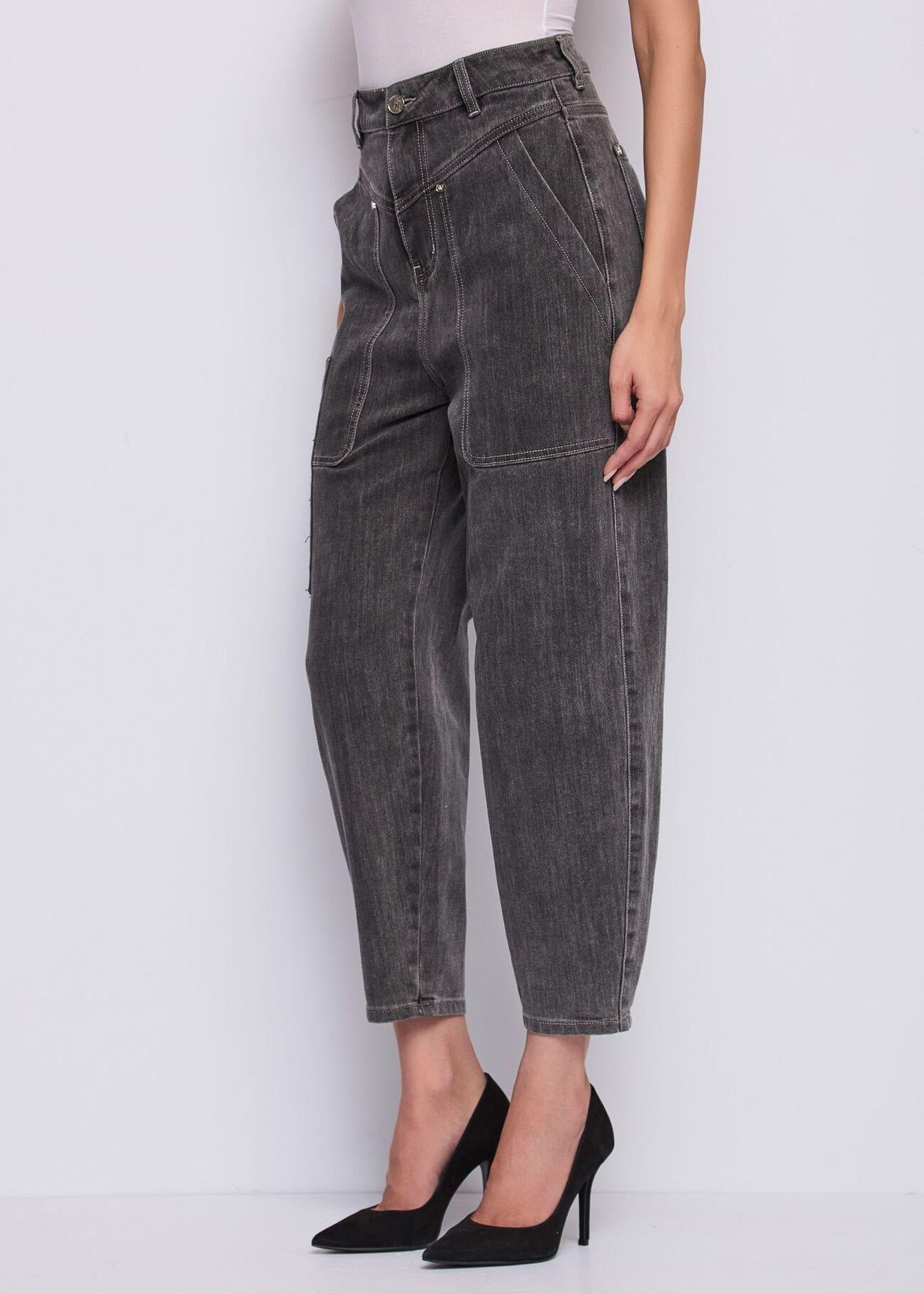 Pantalone mom fit cargo 521BD26010 00 GAUDI' 