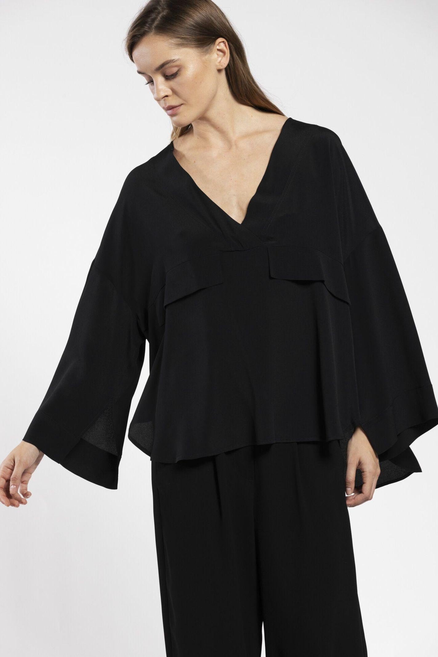 Maglia oversize in crepe MIFE13D8 10 CARLA G. 