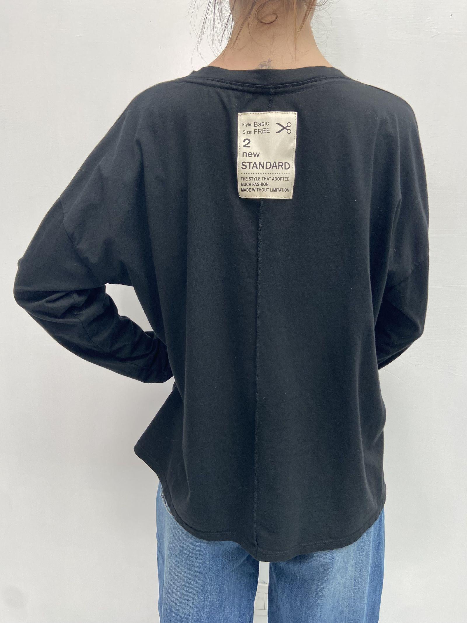 T-shirt stampa Los Angeles 2831LOSANGELES NERO OFELIA 