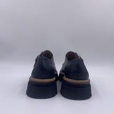 Mocassino in pelle con fibbia